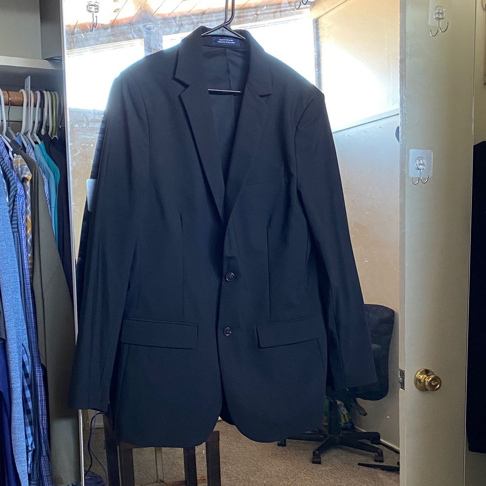 Lands' End Men's Black Blazer